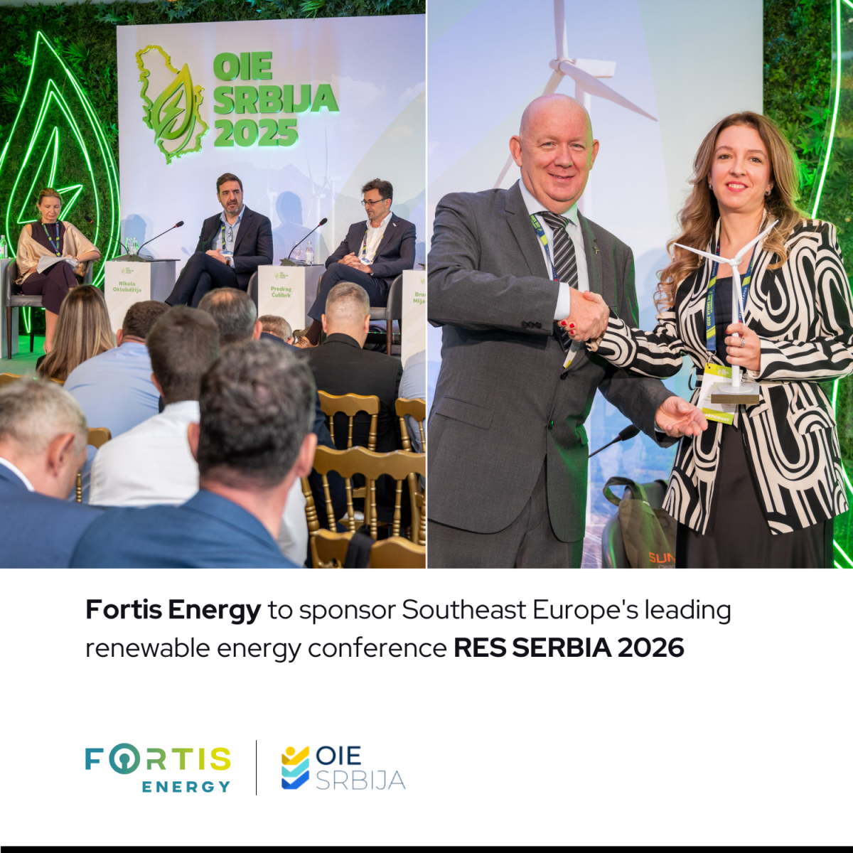 Fortis Energy do të sponsorizojë konferencën OIE SERBIA 2026.