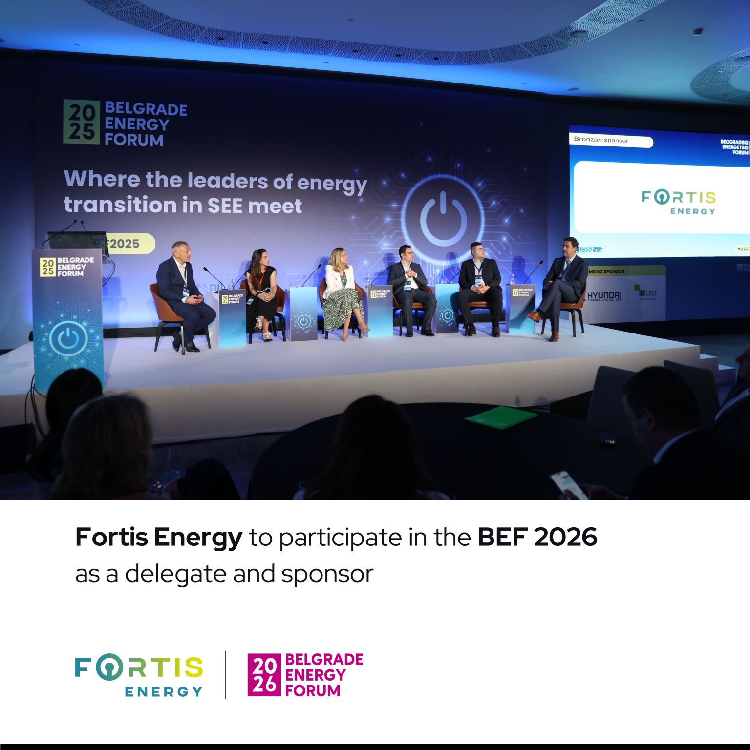 Fortis Energy wird als Delegierter und Sponsor am Belgrade Energy Forum 2026 teilnehmen.