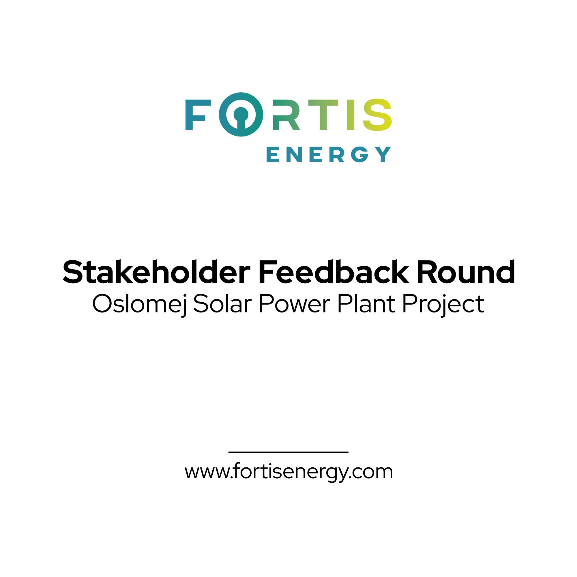 Stakeholder Feedback Round – Oslomej Solar Power Plant Project