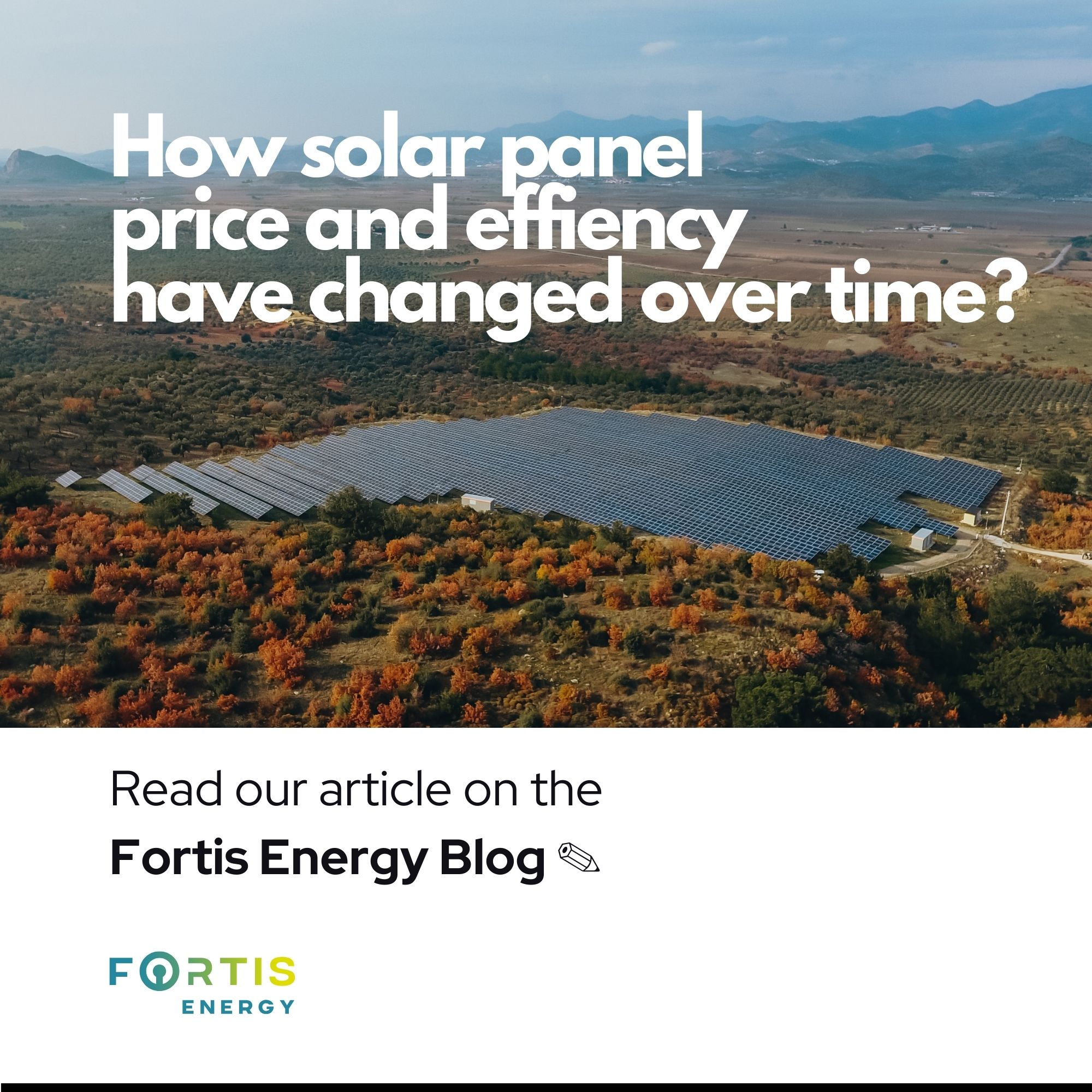 The Change in Price and Efficiency of Solar Panels